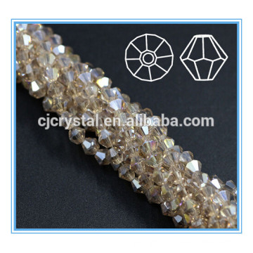 Grosso bicone contas grânulos de cristal rhinestones corte e polonês